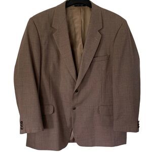 EUC‎ Vintage Hunt Valley Tan Sports Coat Jacket Blazer Size 48R